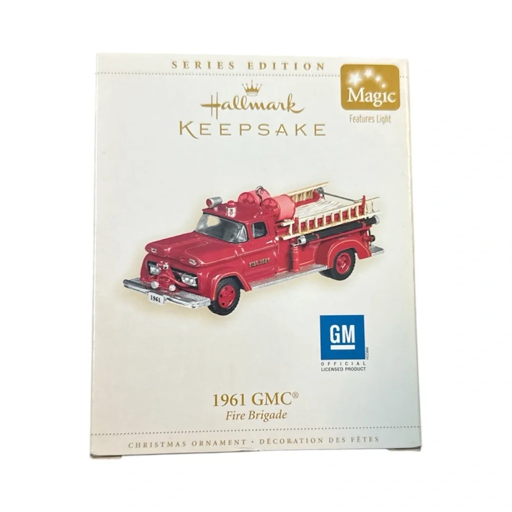 Hallmark Keepsake Red 1961 GMC Fire Truck